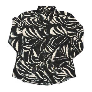 Ven Heusen Zebra Print Button-Up